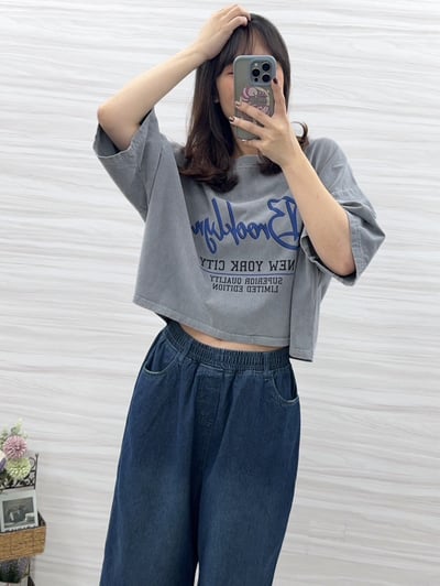 Brooklyn隨性慵懶水洗短T6