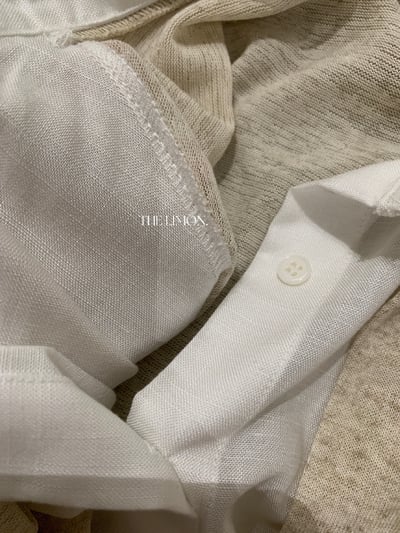 Kahlo｜秋上新！韓系亞麻肌理感木耳邊開衫小衫23