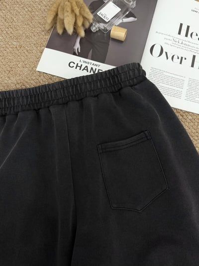 美式側條線顯瘦垂墜感寬鬆運動長褲8