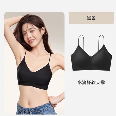 極薄冰絲隱形無痕內衣・裸感小胸聚攏細肩帶美背款4