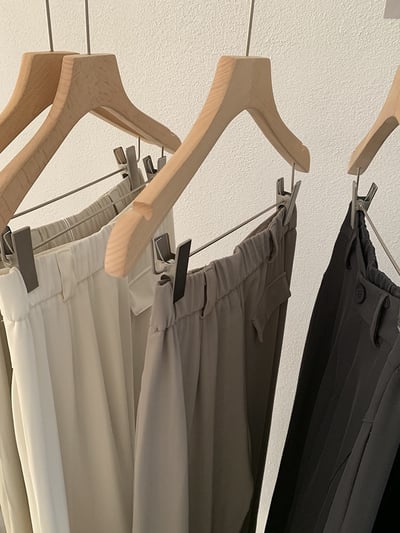 顯瘦立體剪裁高腰垂感西裝寬褲7