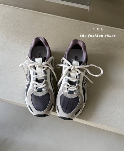 韓系拼接配色復古運動鞋15