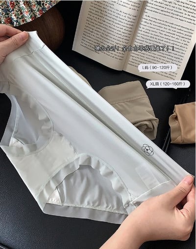 山茶花10A抗無菌無痕冰絲透氣內褲（5入）3