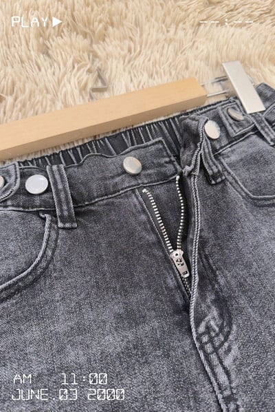 顯腿長比例神褲・輕霧水洗高腰牛仔短褲4