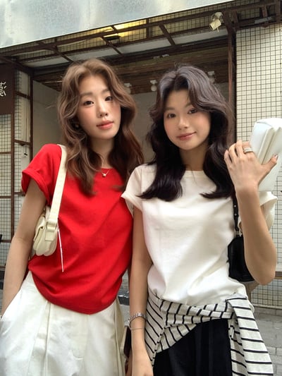 檸檬家#人手三件.日常百搭純色短袖T恤2