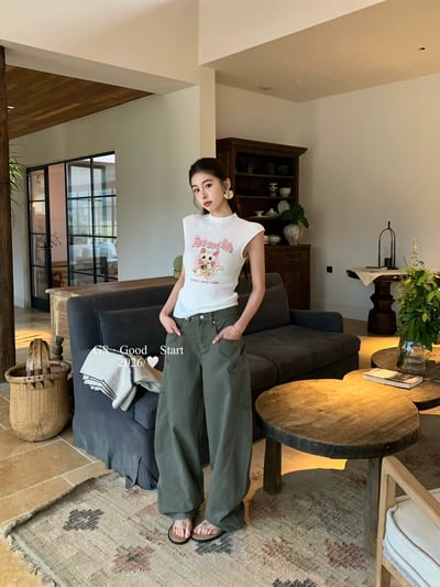 美式街頭感.大口袋工裝牛仔褲11