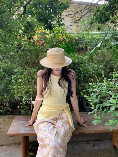 氣質百搭彈力收腰綁帶針織背心8