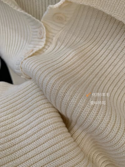 修身POLO領短袖針織上衣15