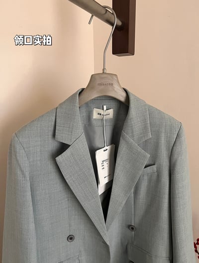 質感條紋拼接翻袖西裝外套｜日常百搭顯瘦版型17