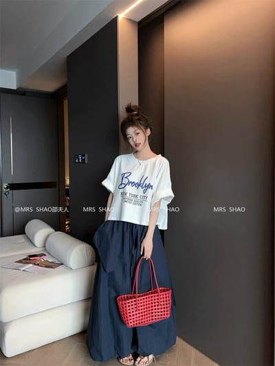 Brooklyn隨性慵懶水洗短T15