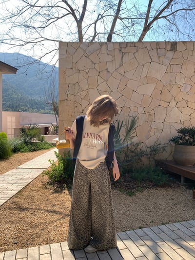 美式復古字母印花短袖T｜日常百搭休閒款10