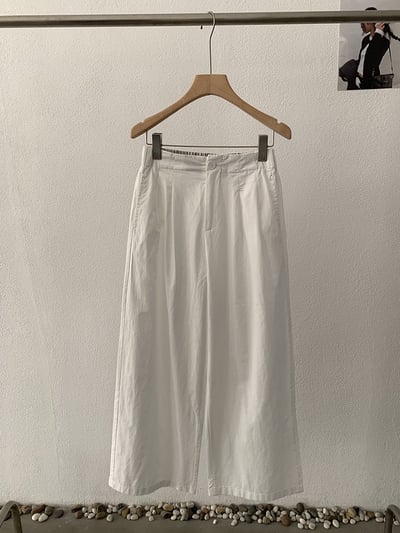 春日空氣感垂墜寬褲｜高腰顯瘦・輕柔飄逸感11