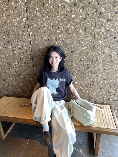 蕾絲感Kitty印花短袖T3