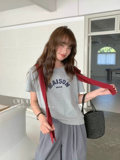 簡約刺繡英文短版T｜日常百搭必收款11