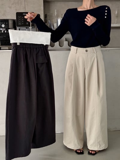 韓單抗皺垂感百搭休閒神褲2