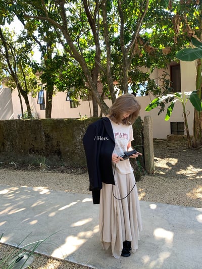 美式復古字母印花短袖T｜日常百搭休閒款6