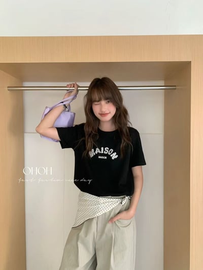 簡約刺繡英文短版T｜日常百搭必收款9