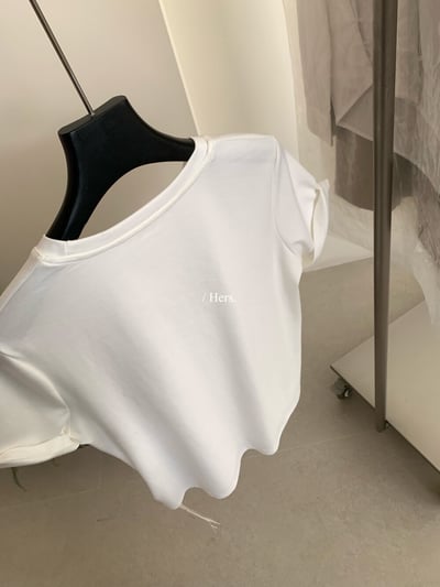 美式復古字母印花短袖T｜日常百搭休閒款20