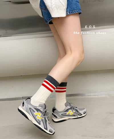 韓系拼接配色復古運動鞋3