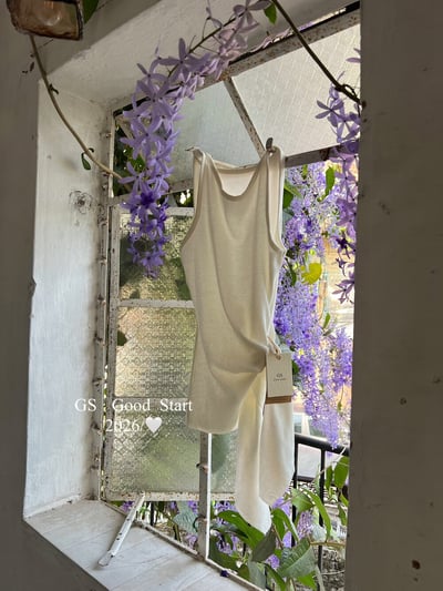 氣質百搭彈力收腰綁帶針織背心12