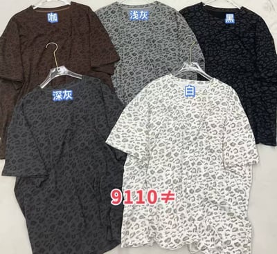 個性街頭豹紋寬版T｜慵懶顯瘦必收款8