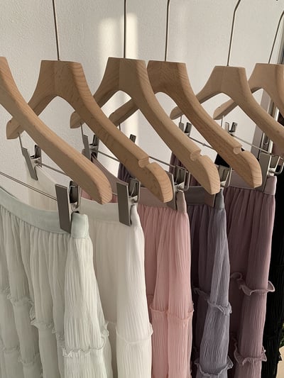 法式木耳滾邊層層蛋糕長裙7