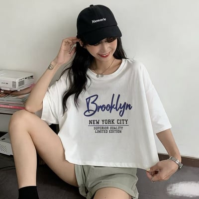 Brooklyn隨性慵懶水洗短T2
