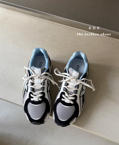 韓系拼接配色復古運動鞋19