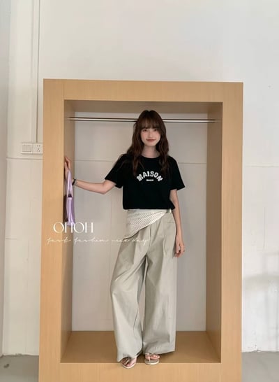 簡約刺繡英文短版T｜日常百搭必收款2