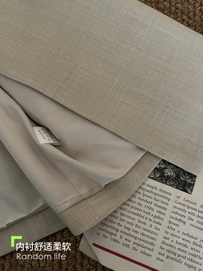 早春奶油黃氣質雙排釦西裝外套24