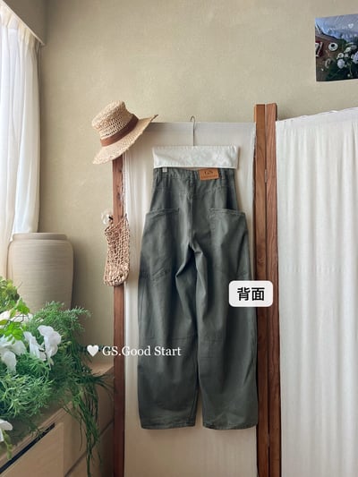 美式街頭感.大口袋工裝牛仔褲15