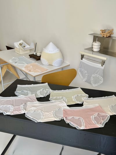 雲感零痕蕾絲輕薄內褲（10入）6