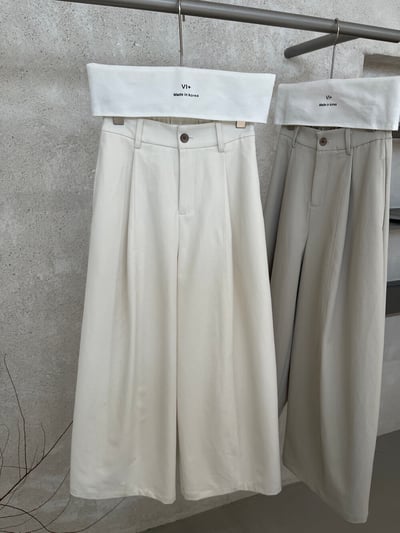 韓單抗皺垂感百搭休閒神褲8