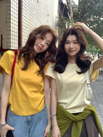 檸檬家#人手三件.日常百搭純色短袖T恤5