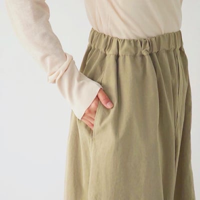 日系鬆緊寬版垂墜休閒褲｜顯瘦直落感百搭2