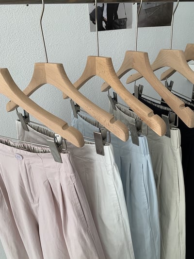 春日空氣感垂墜寬褲｜高腰顯瘦・輕柔飄逸感8