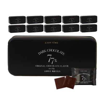 LADY TIME77%原味阿拉伯瓜拿納巧克力-餐前4