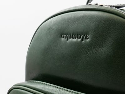 全年皮簡約輕巧女款後揹包——亮棕8