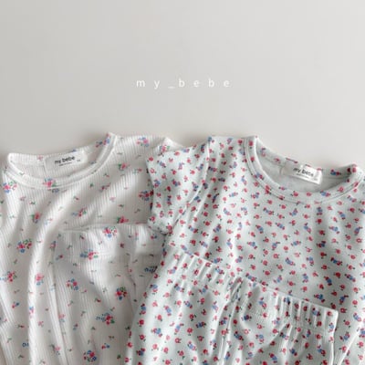 my_bebe23｜(80-120cm) 碎花家居服組2