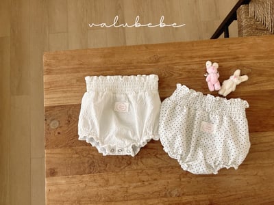 Valubebe 47｜(65-80cm) 花邊皺紋短褲3