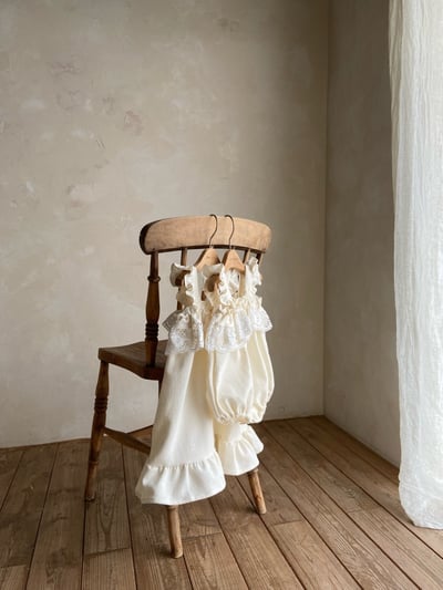 Anne Shirley07｜(3m-22m) 1色荷葉蕾絲無袖包屁衣6