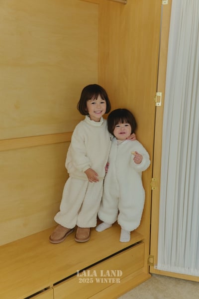 lala land61｜(75cm-120cm) 5色刷毛小黑標束口褲12