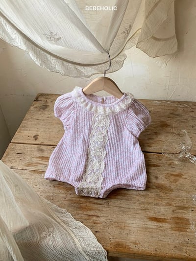 Bebe holic29｜(3m-18m) 松茸荷葉邊套裝9