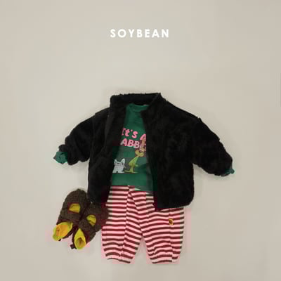 Soybean81｜(75cm-118cm) 刷毛拉鍊外套3