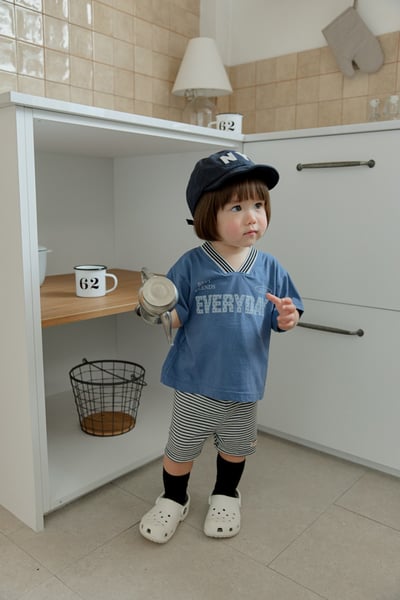 onu14｜(70cm-115cm) V領英字印花上衣9