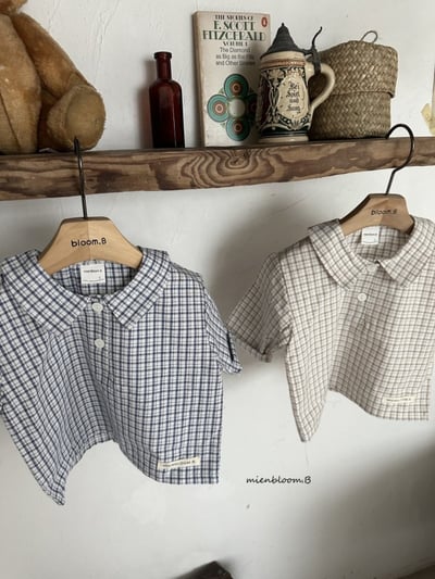 Bloom.b27｜(0m-7y) 經典格紋襯衫12