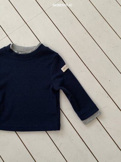 Bebe holic37｜(3m-18m) 撞色層次上衣4