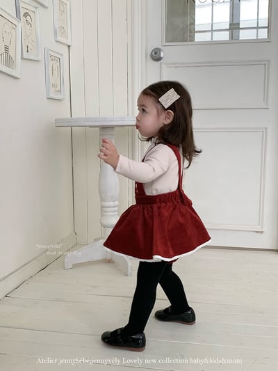 JE 658｜(73-100cm)  燈芯絨吊帶包屁裙6