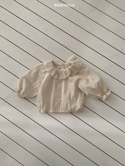 Bebe holic39｜(3m-18m) 花瓣領縮口襯衫17