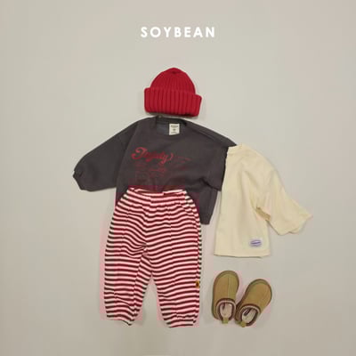Soybean80｜(75cm-118cm) 插畫印花休閒上衣9